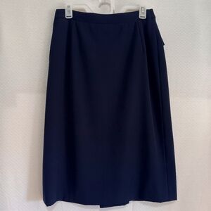 Elegant Navy Blue G. GUCCI Women's Skirt.